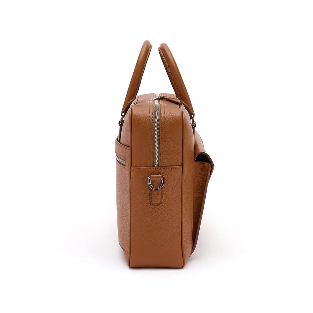 Beaufort Briefcase ~ Tan