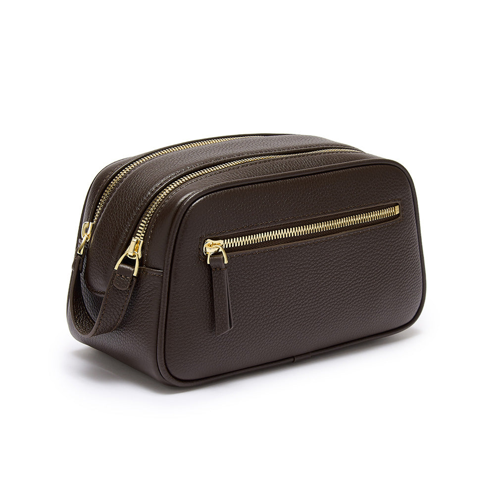 Cromwell Washbag ~ Dark Havana
