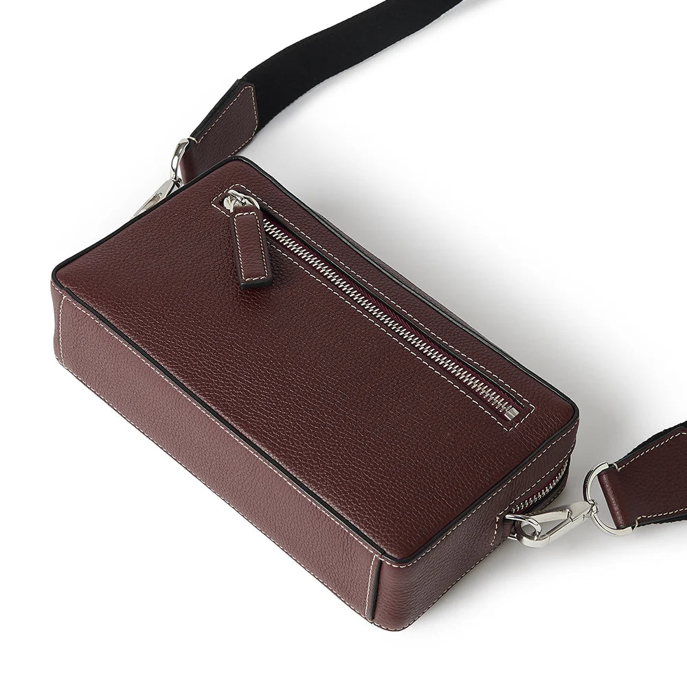 The Andy Crossbody Bag ~ Burgundy
