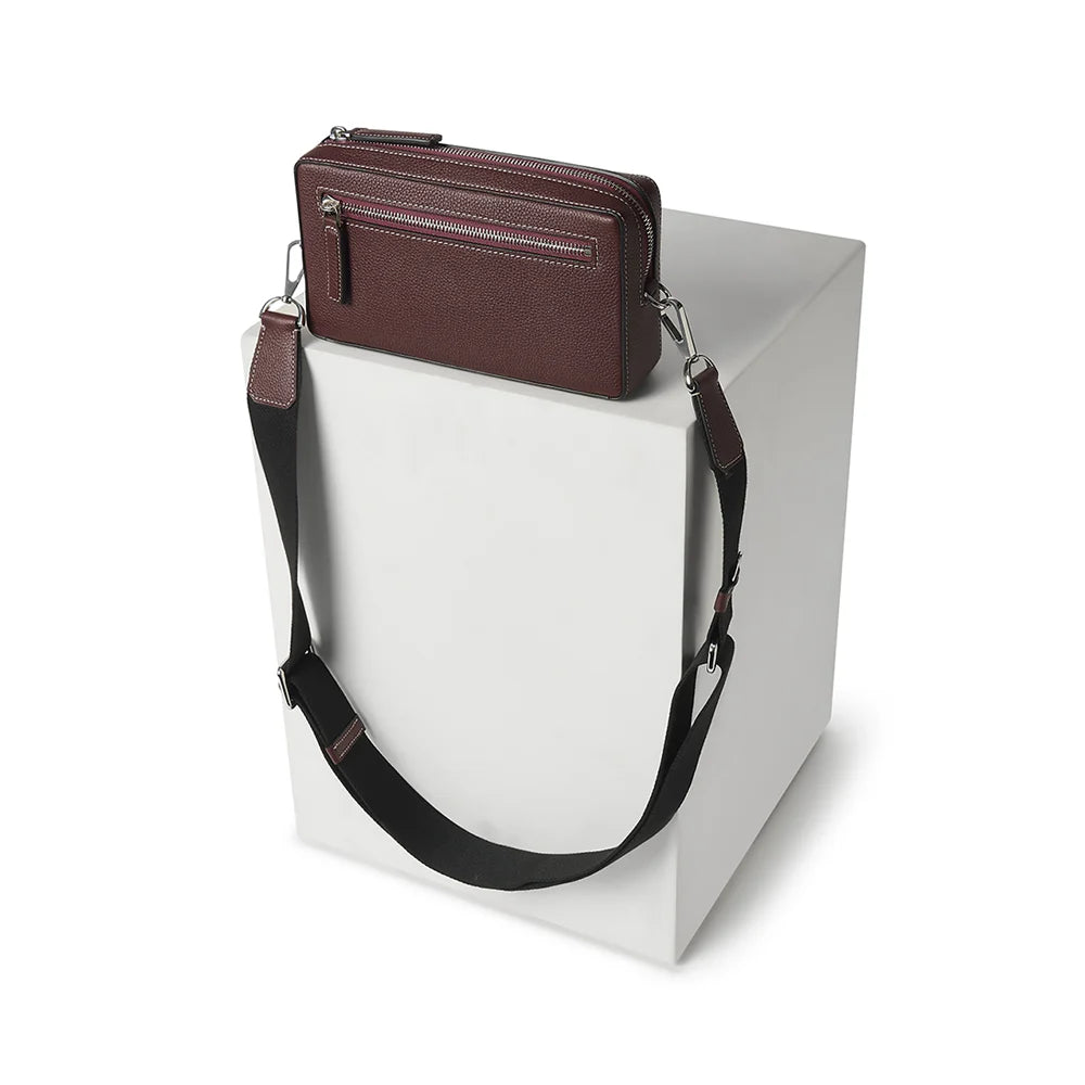 The Andy Crossbody Bag ~ Burgundy