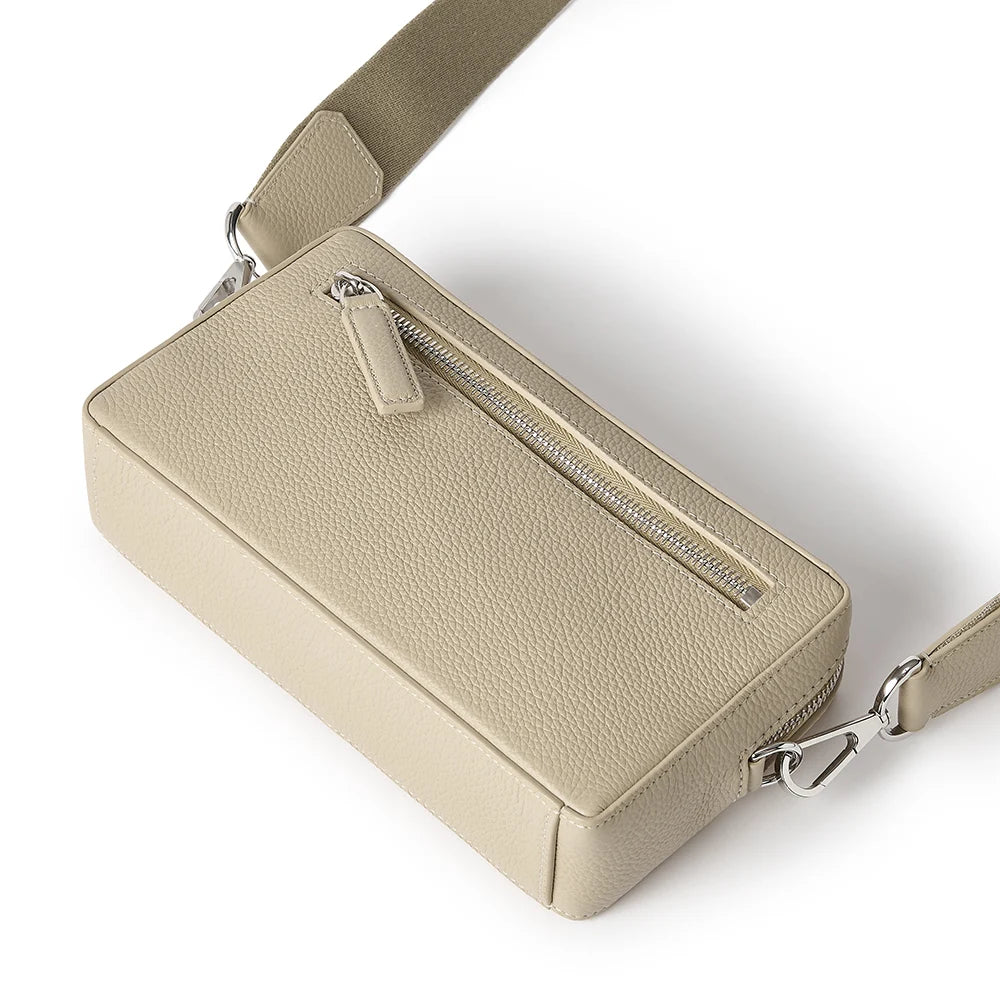The Andy Crossbody Bag ~ Beige