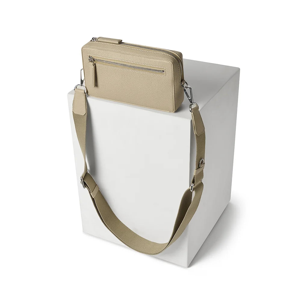 The Andy Crossbody Bag ~ Beige