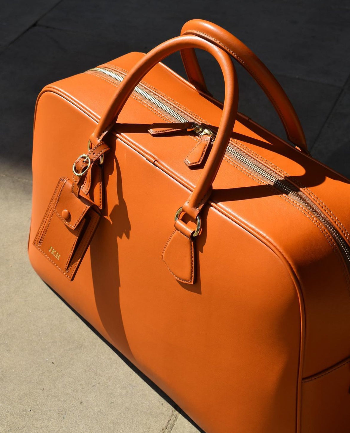 24 Hour Bomber Bag ~ Smooth Tan