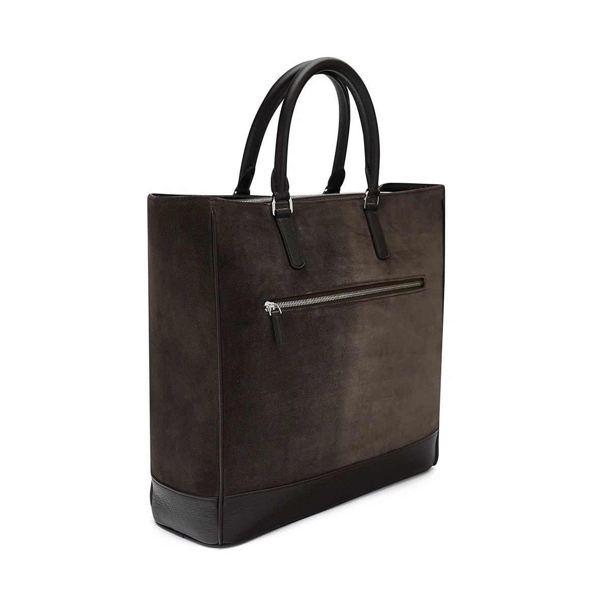 The Onslow Tote ~ Brown Suede