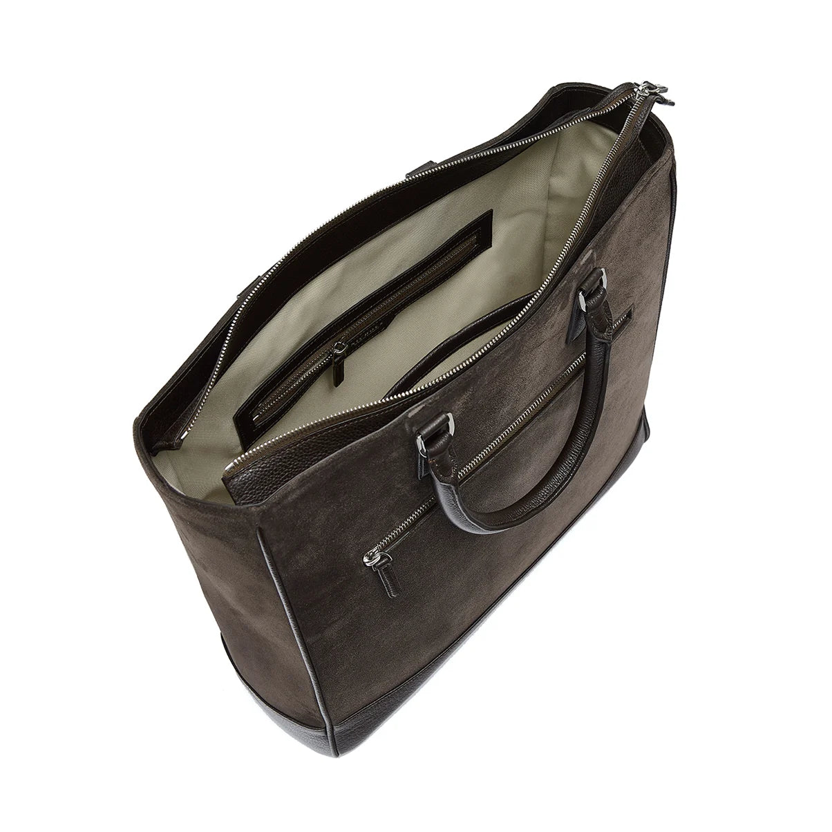 The Onslow Tote ~ Brown Suede