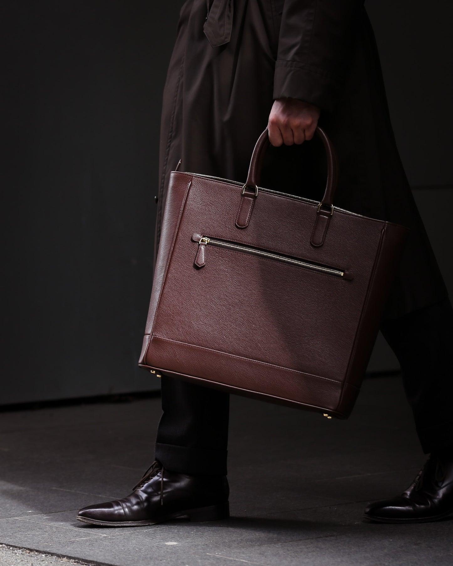 The Onslow Tote ~ Brown Suede
