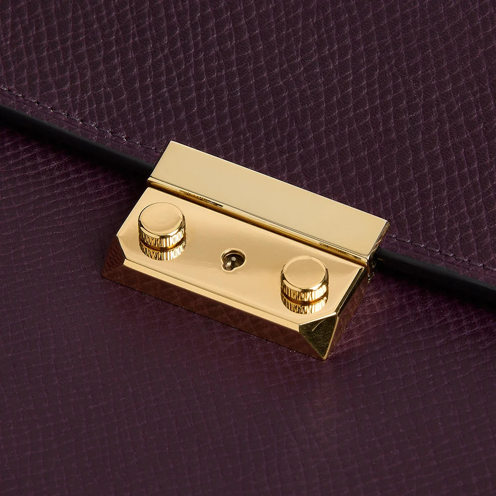 Carlyle Portfolio ~ Purple Horween Hatch-Grain