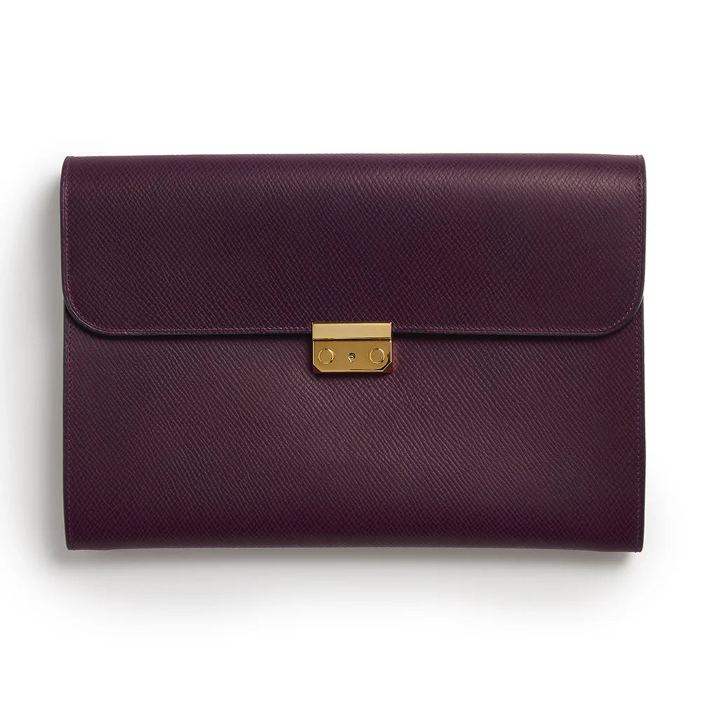 Carlyle Portfolio ~ Purple Horween Hatch-Grain