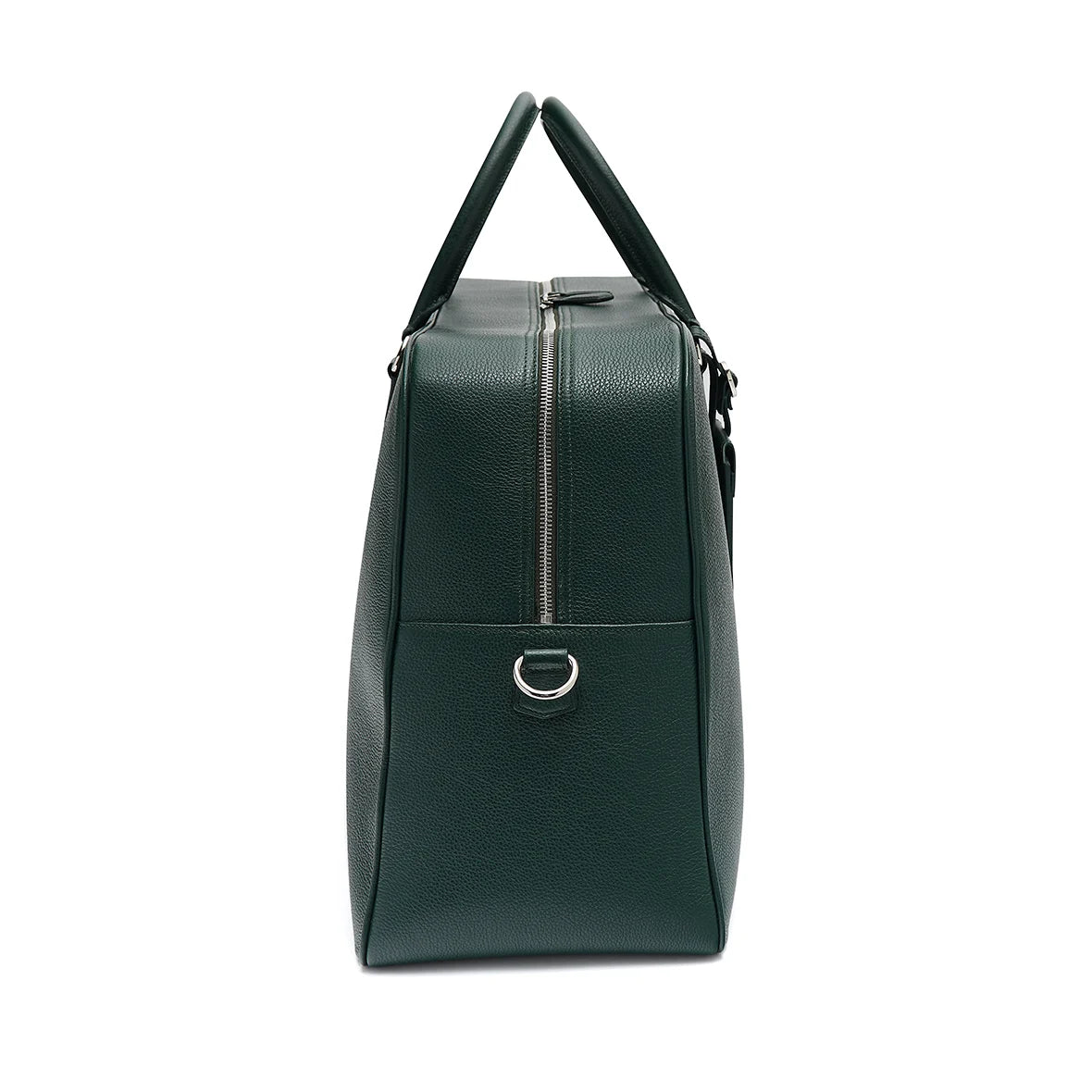 Weekend Bomber Bag ~ Black Leather