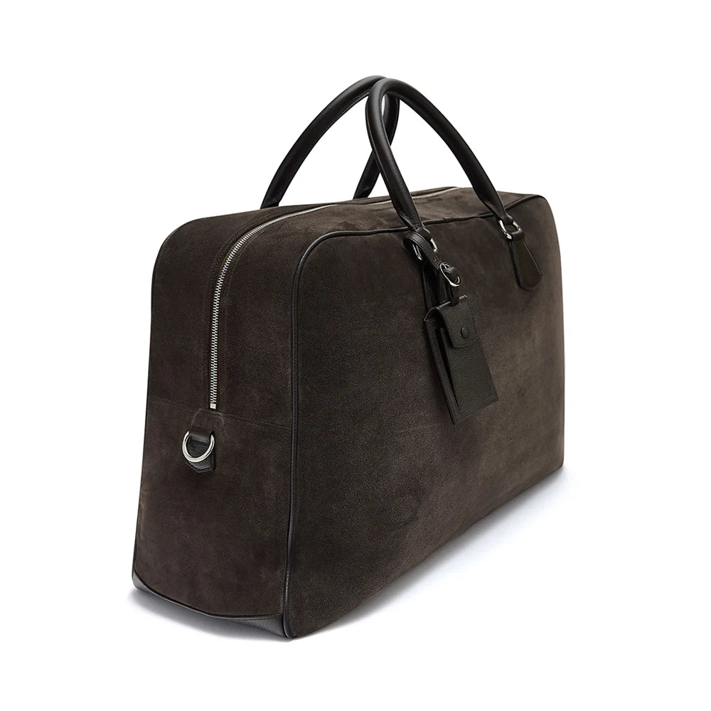 Weekend Bomber Bag ~ Suede