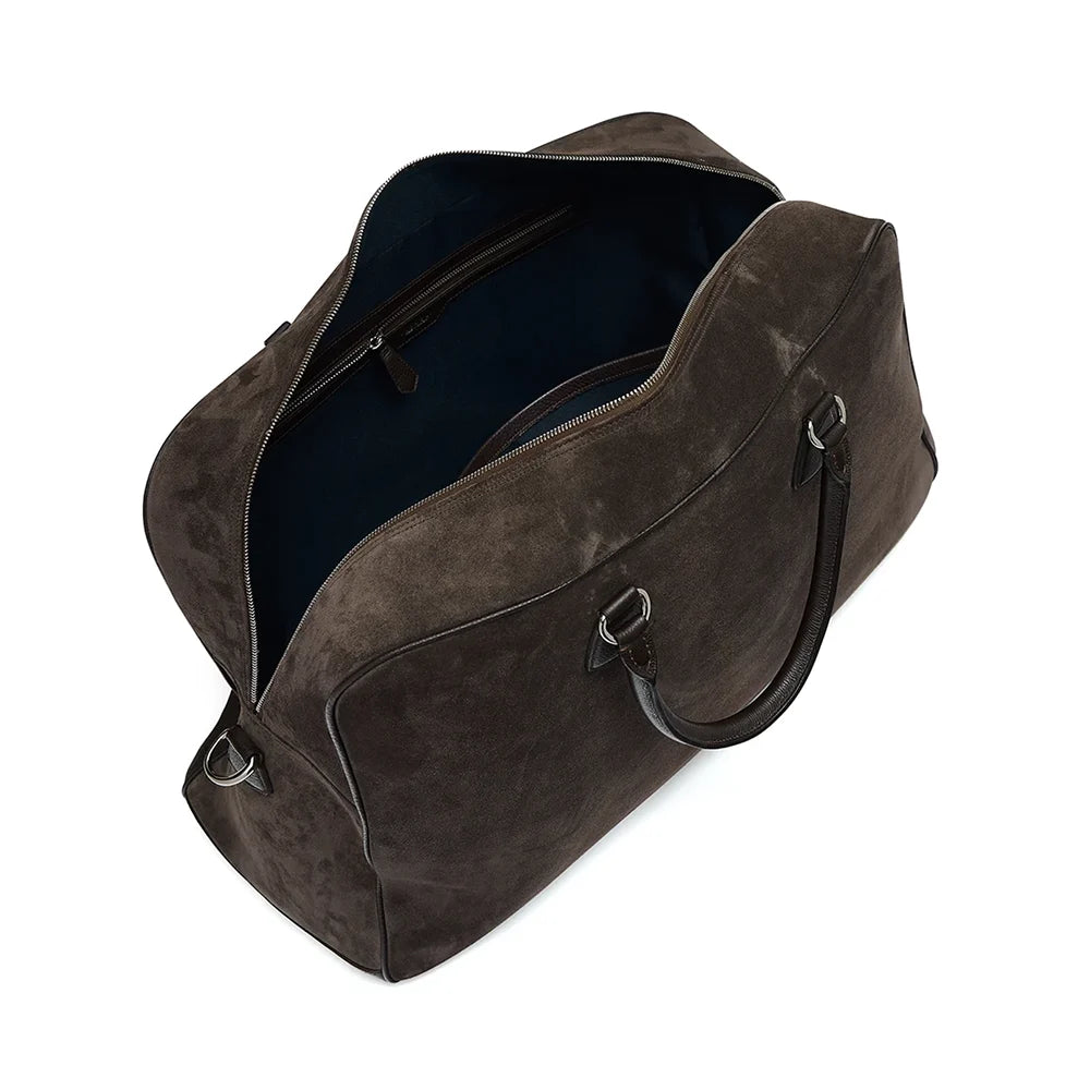Weekend Bomber Bag ~ Suede