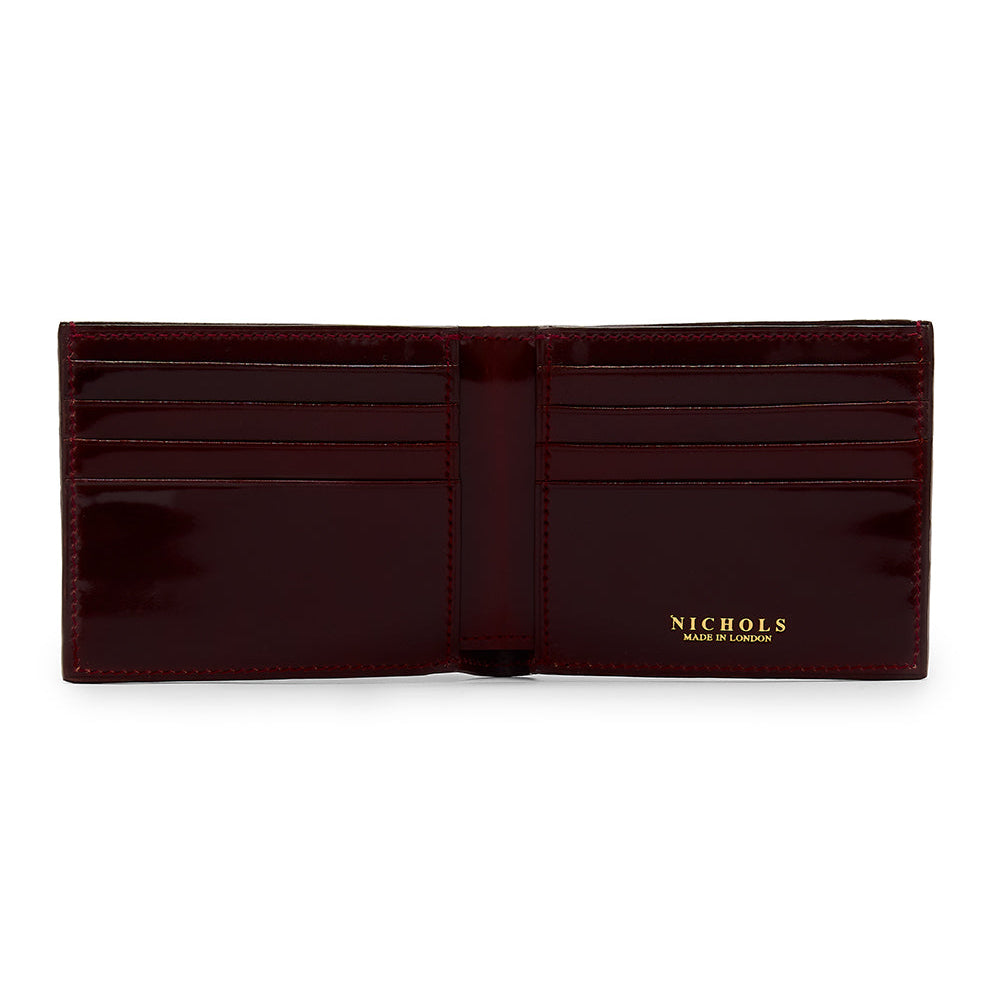 Cordovan Billfold Wallet ~ Burgundy