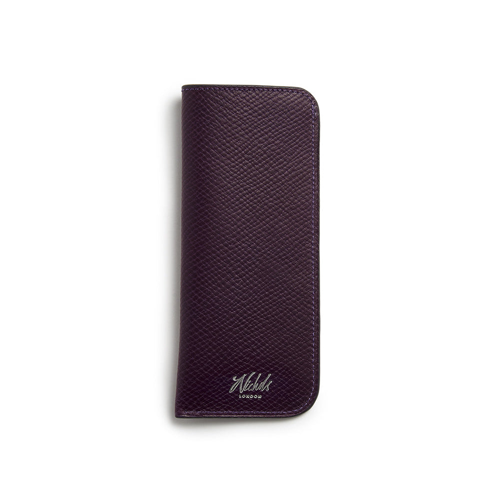 Spectacles Sleeve ~ Purple Horween Hatch