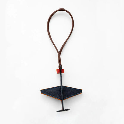 Airplane Bag Charm ~ Navy Wing