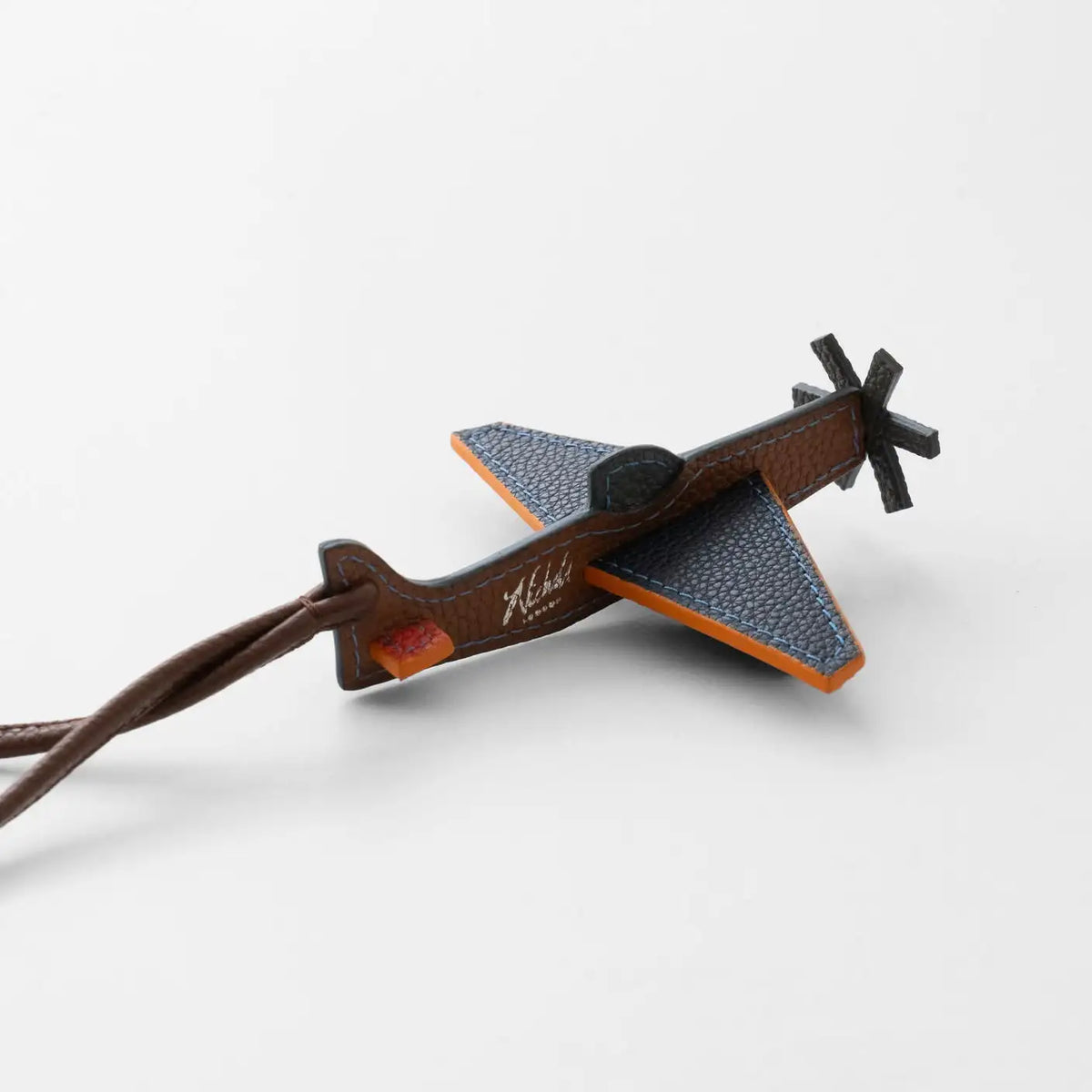 Airplane Bag Charm ~ Navy Wing