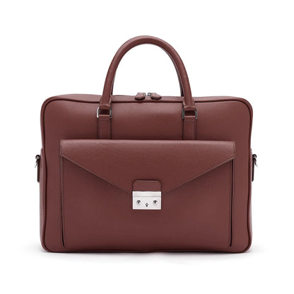 Beaufort Briefcase ~ Conker Brown