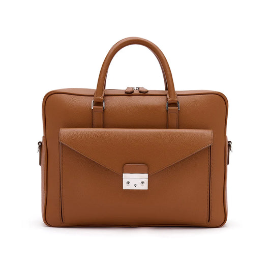 Beaufort Briefcase ~ Tan