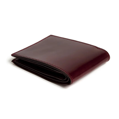 Cordovan Billfold Wallet ~ Burgundy