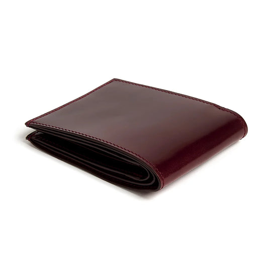 Cordovan Billfold Wallet ~ Burgundy