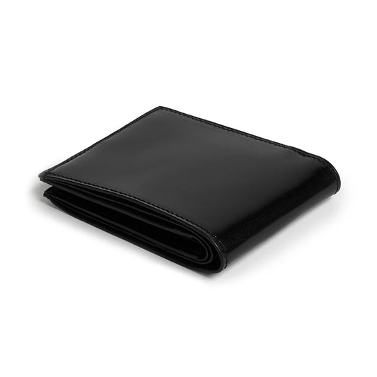 Cordovan Billfold Wallet ~ Black