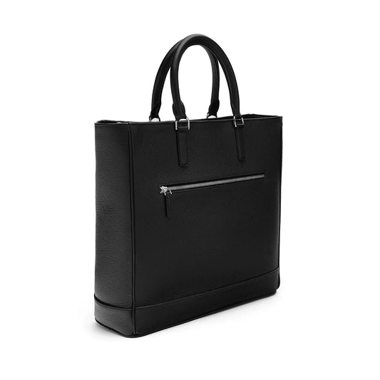 The Onslow Tote ~ Black Leather
