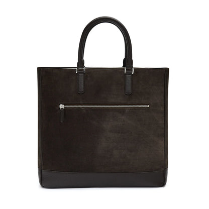 The Onslow Tote ~ Brown Suede