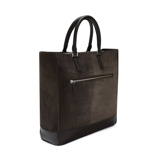 The Onslow Tote ~ Brown Suede
