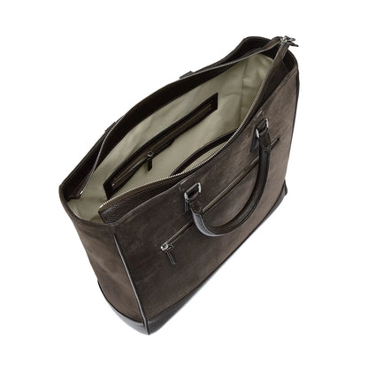 The Onslow Tote ~ Brown Suede