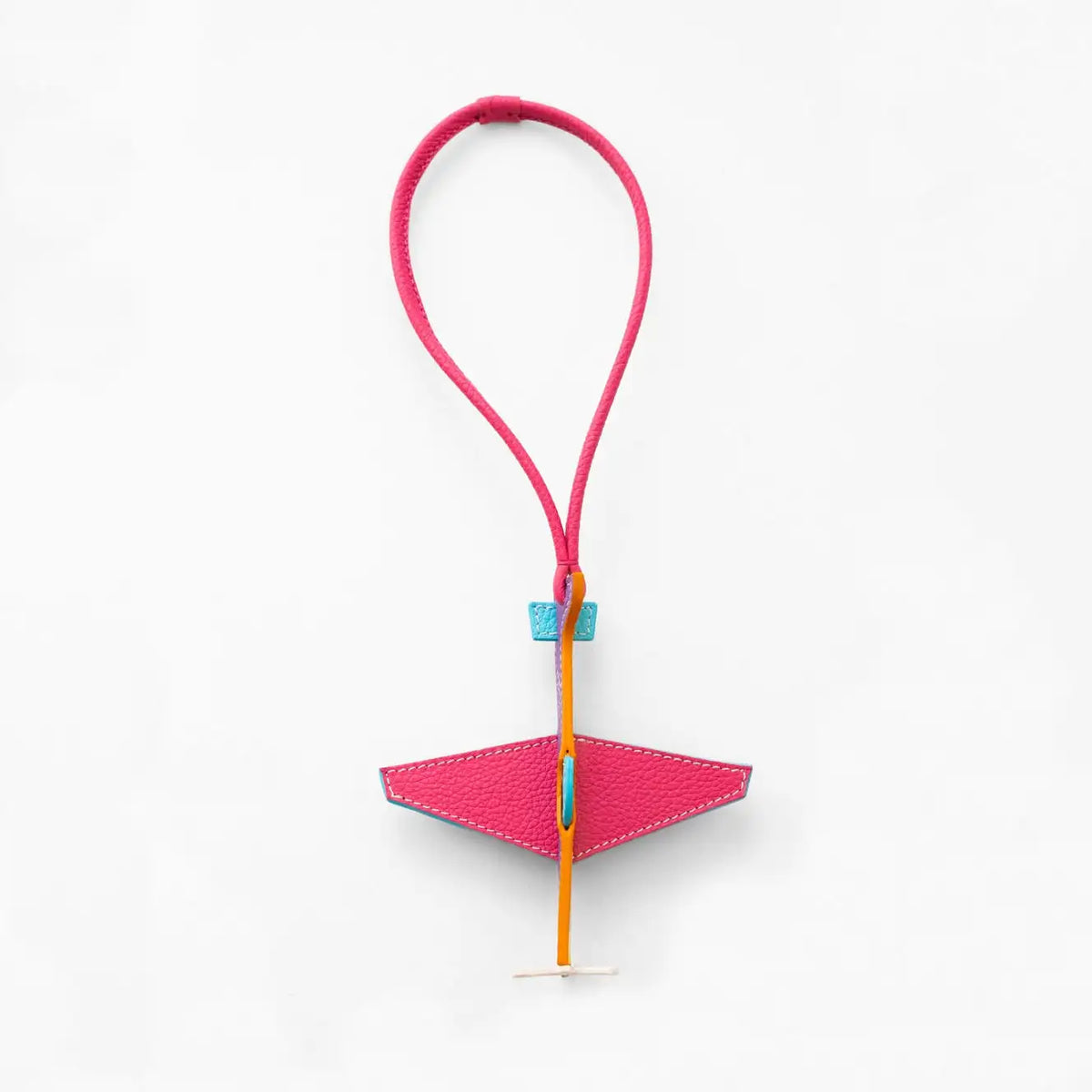 Airplane Bag Charm ~ Pink Wing