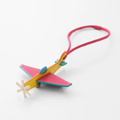 Airplane Bag Charm ~ Pink Wing