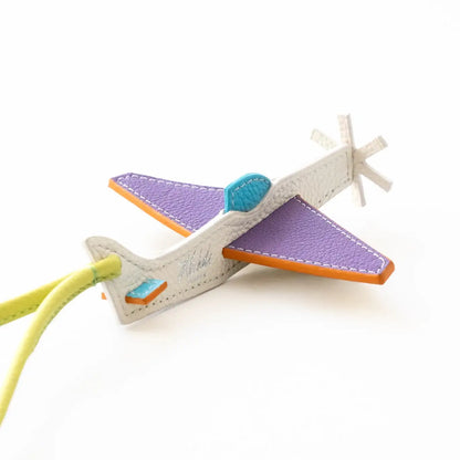 Airplane Bag Charms ~ Purple Wing
