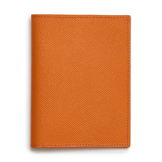 Passport Cover ~ Orange Epsom