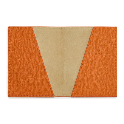 Passport Cover ~ Orange Epsom