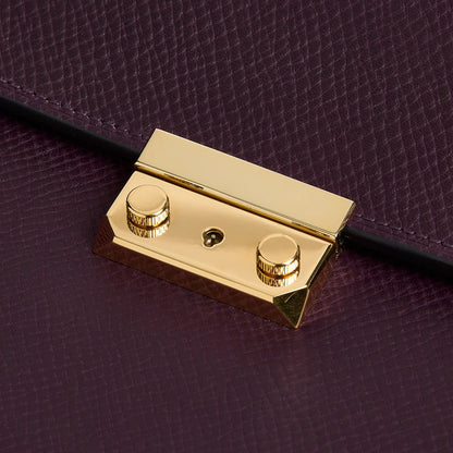 Carlyle Portfolio ~ Purple Horween Hatch-Grain