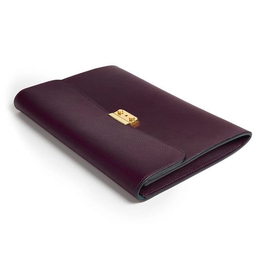 Carlyle Portfolio ~ Purple Horween Hatch-Grain