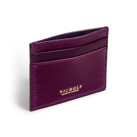 Cordovan Card Slip ~ Eggplant
