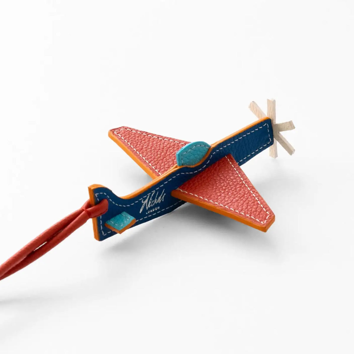 Airplane Bag Charm ~ Red Wing