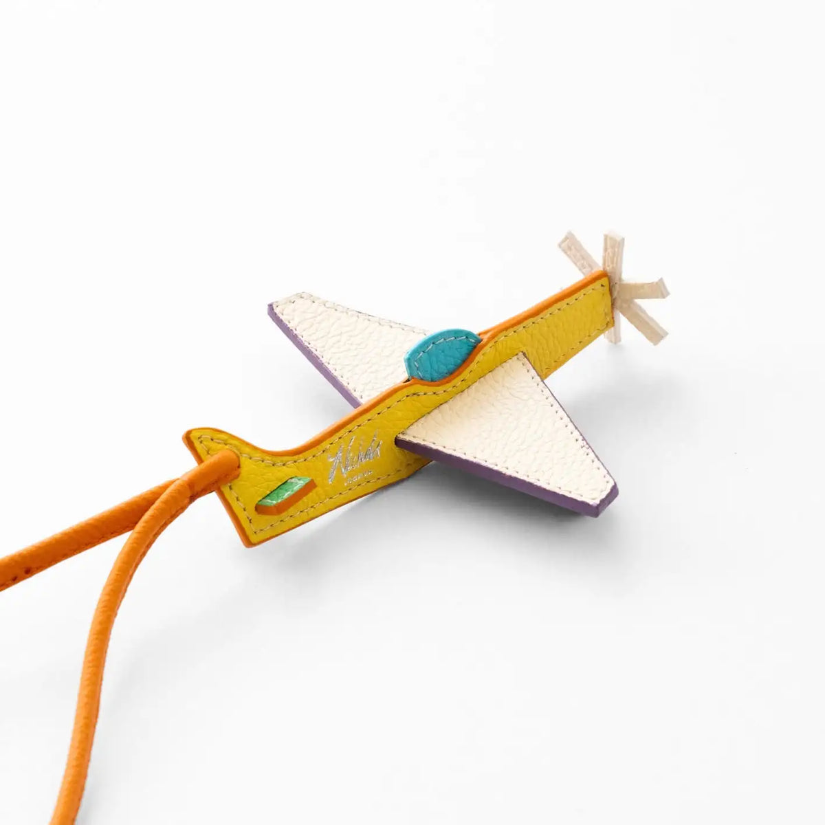Airplane Bag Charm ~ White Wing