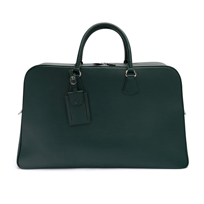 Weekend Bomber Bag ~ Black Leather