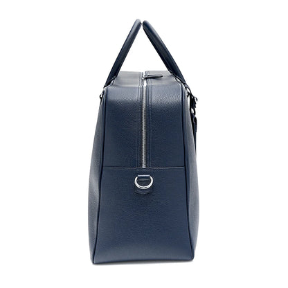 Weekend Bomber Bag ~ Navy Leather
