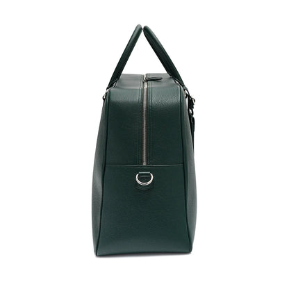 Weekend Bomber Bag ~ Black Leather