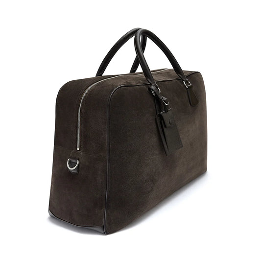 Weekend Bomber Bag ~ Suede