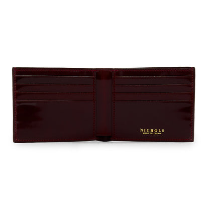 Cordovan Billfold Wallet ~ Burgundy