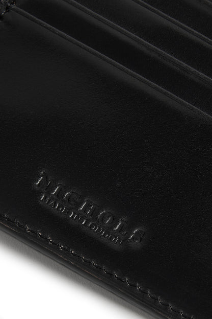 Cordovan Billfold Wallet ~ Black