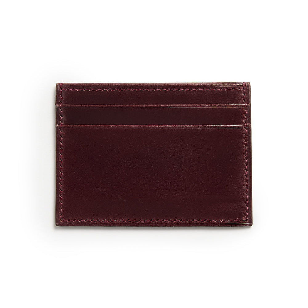 Cordovan Card Slip ~ Burgundy