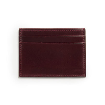 Cordovan Card Slip ~ Burgundy