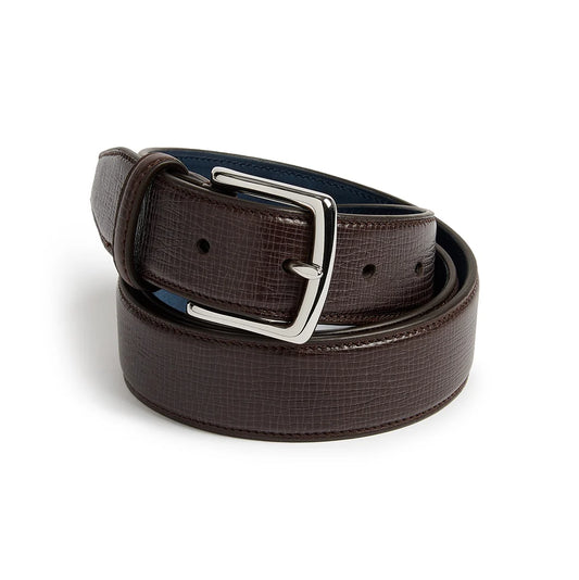 Zonta Hide Belt ~ Dark Brown
