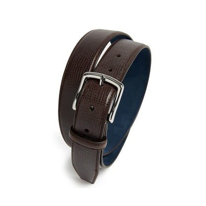 Zonta Hide Belt ~ Dark Brown