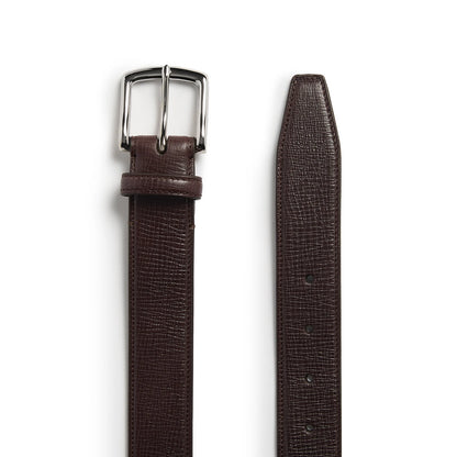 Zonta Hide Belt ~ Dark Brown